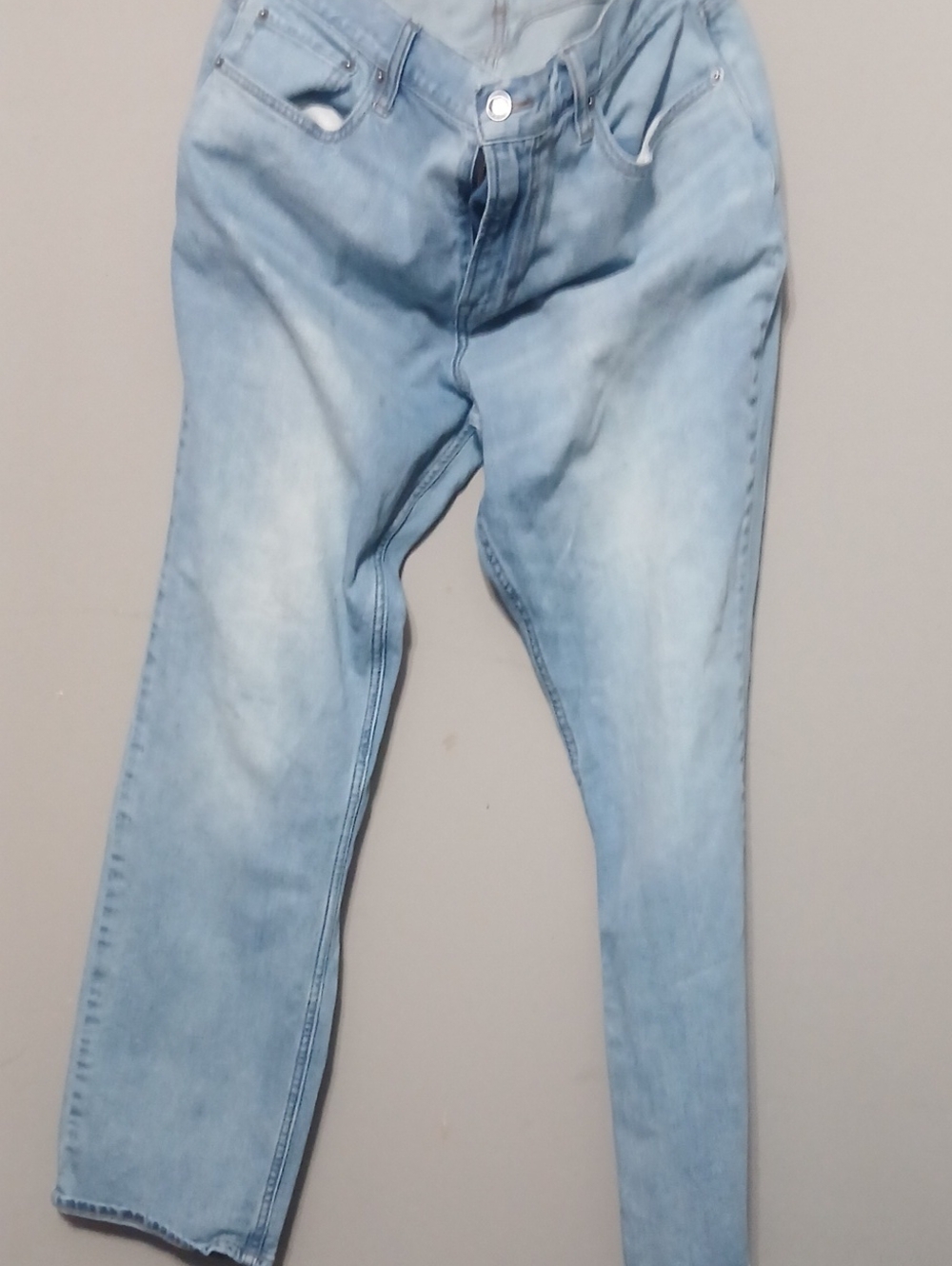Mens 38x32 Old Navy Light Wash Straight Leg Jeans